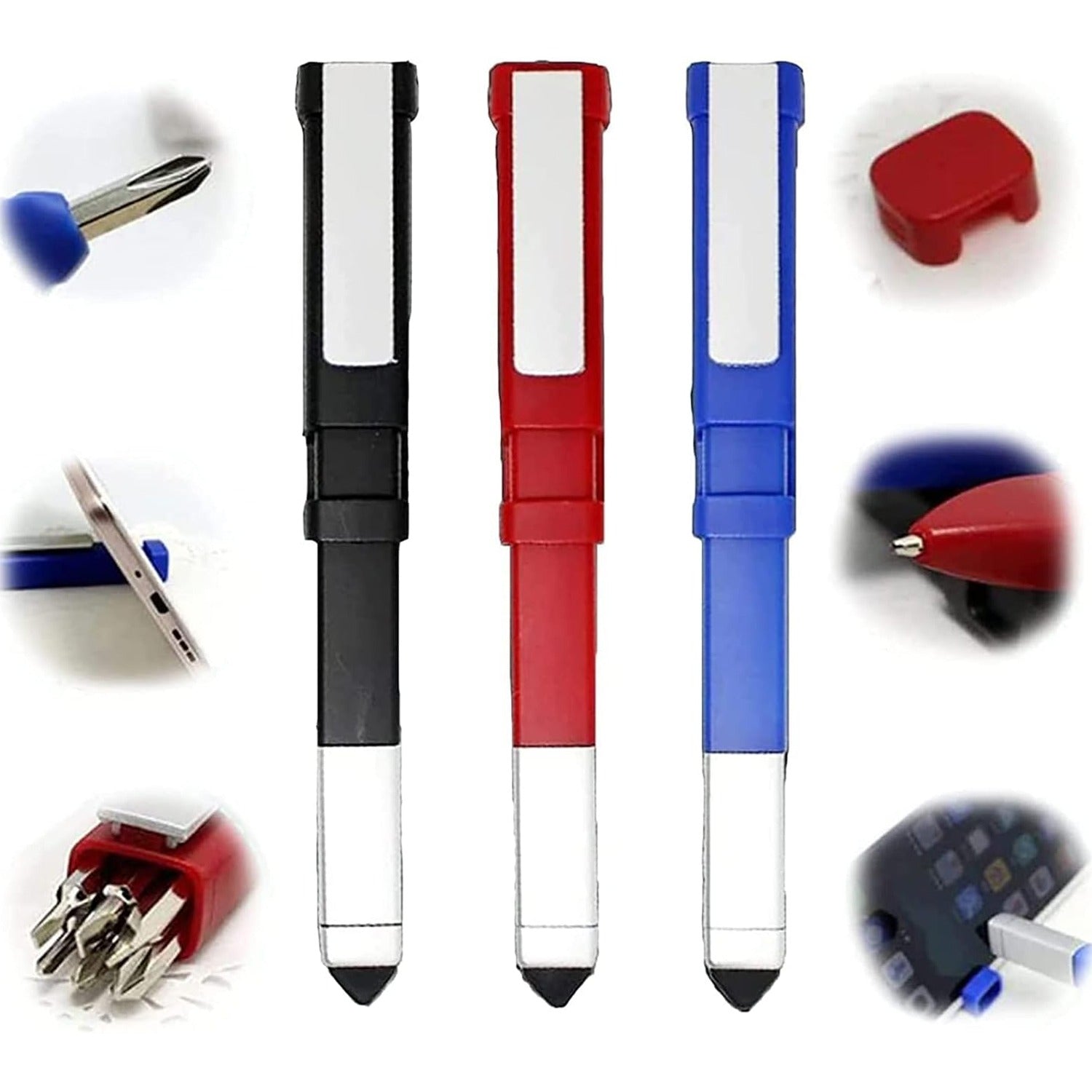 7470 Pen-Shaped Phone Holder with Screwdriver Sets, Multi-Function Pen 4 in 1 Tech Tool Pen, Portable Phone Tools with Capacitive Stylus Ball Point Pen Mobile 7470 Pen-Shaped Phone Holder with Screwdriver Sets, Multi-Function Pen 4 in 1 Tech Tool Pen, Portable Phone Tools with Capacitive Stylus Ball Point Pen Mobile
